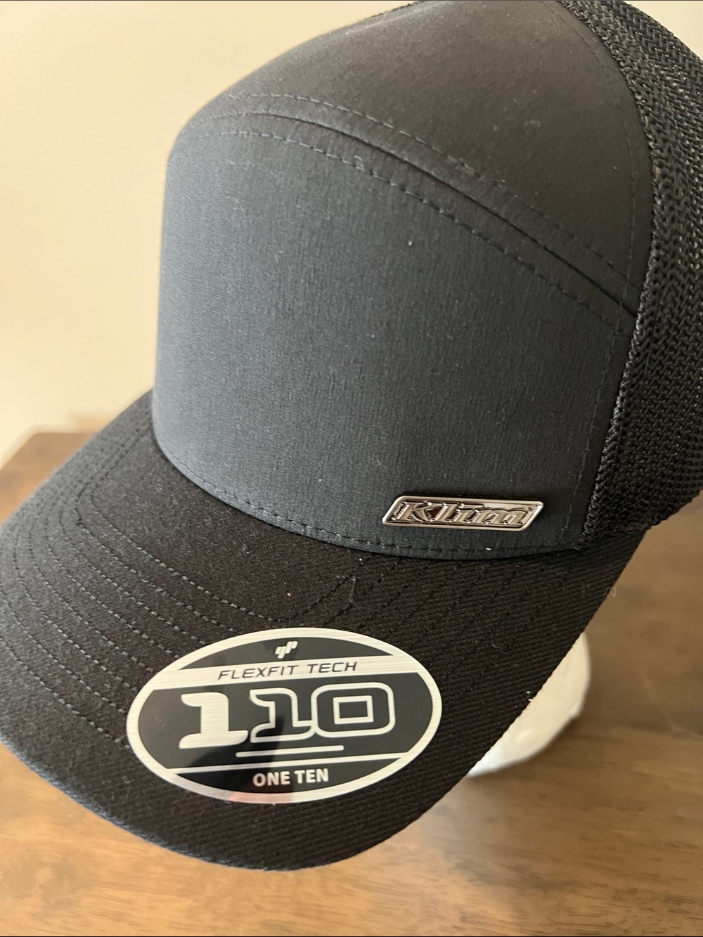Klim 110 flexfit black baseball cap  hat - Picture 2 of 7